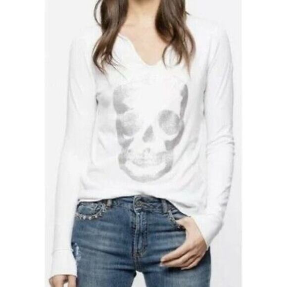 ZADIG & VOLTAIRE WHITE TOP - Picture 1 of 10
